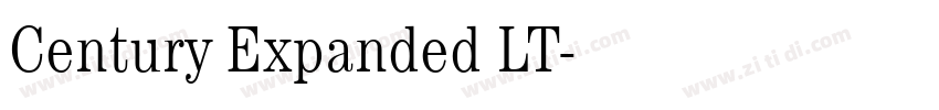 Century Expanded LT字体转换 Century Expanded LT字体转换
